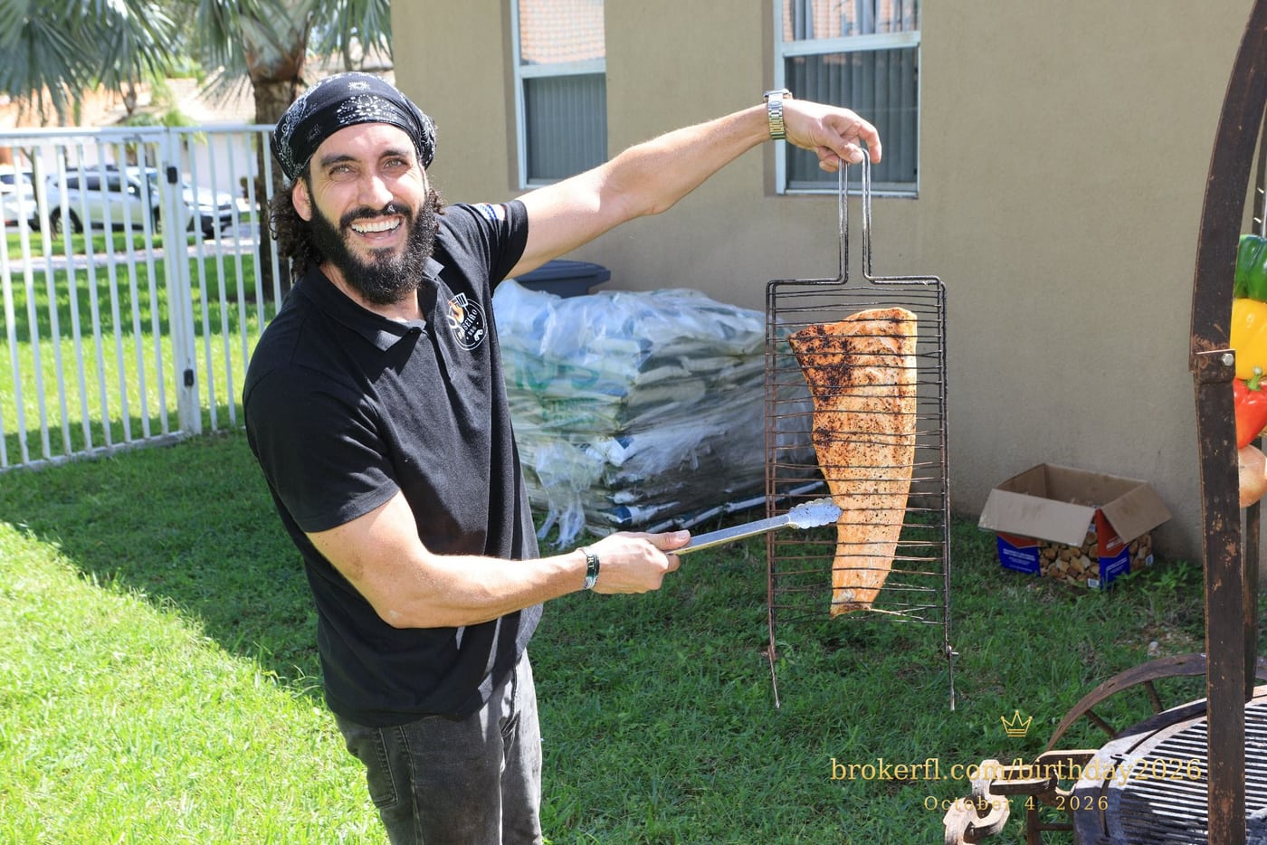 Natan · Braseiro BBQ at Palm Beach Bath & Tennis in Delray Beach.