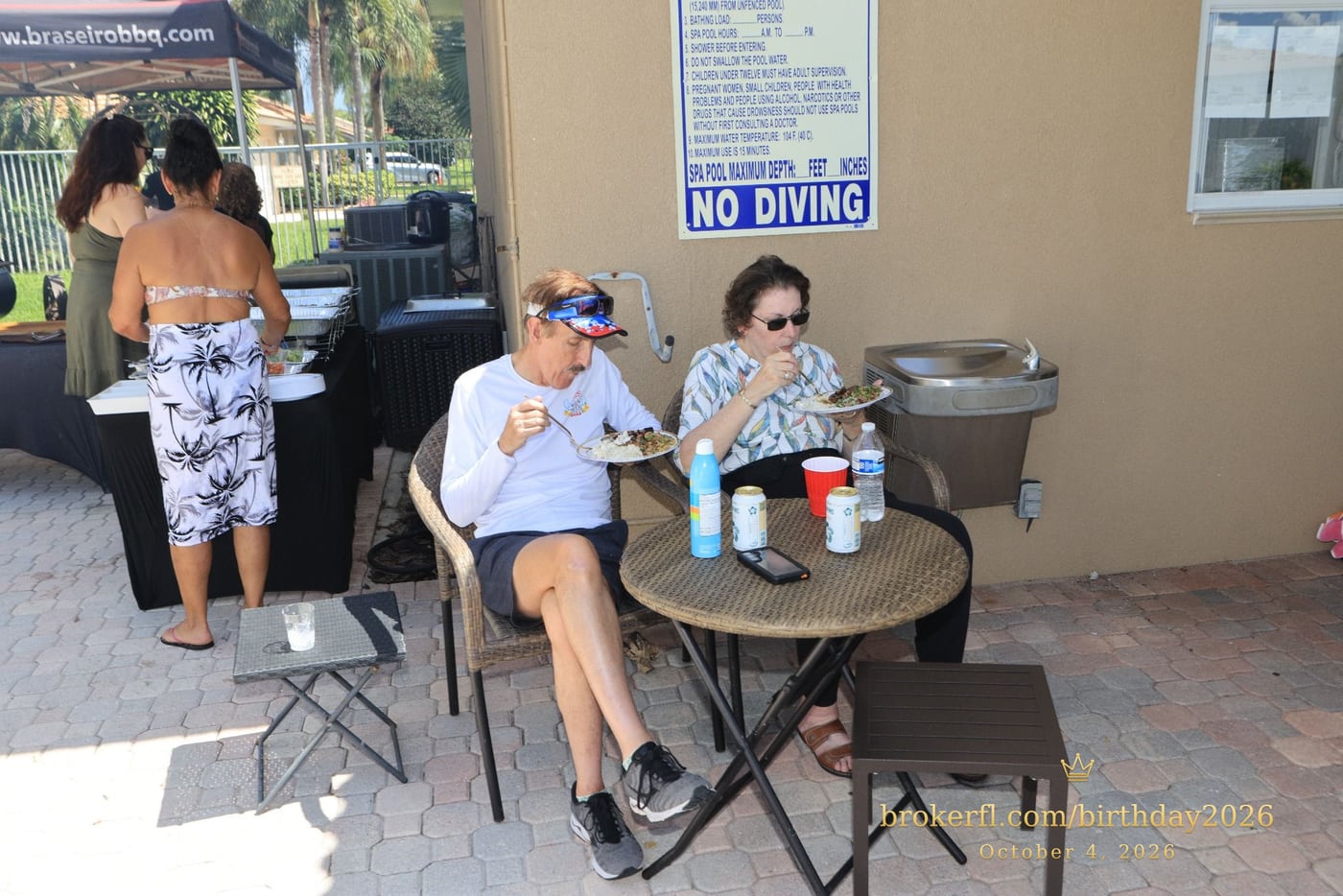 Julie & Phillip Goodwin at Karina’s birthday celebration in Delray Beach.