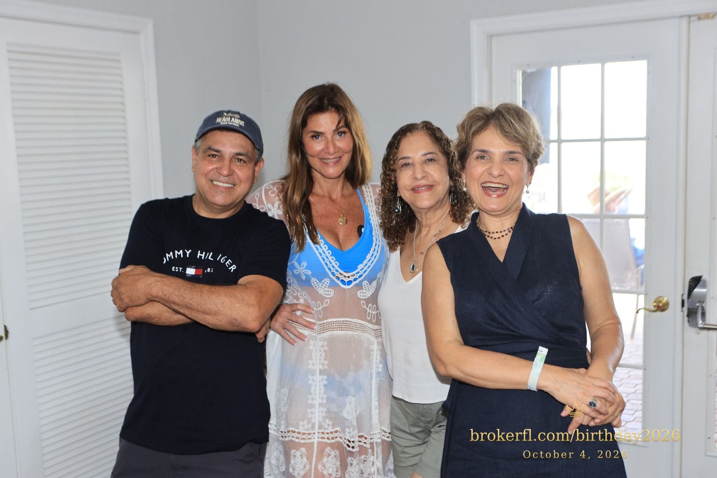 Karina Kfuri Leal, Marcia Ferreira & Luciana Nunes with Friends at Karina’s birthday celebration in Delray Beach.