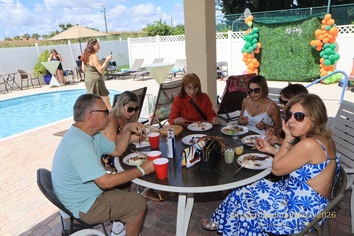 Earl Baker & Guests · Birthday Memories at Karina’s birthday celebration in Delray Beach.