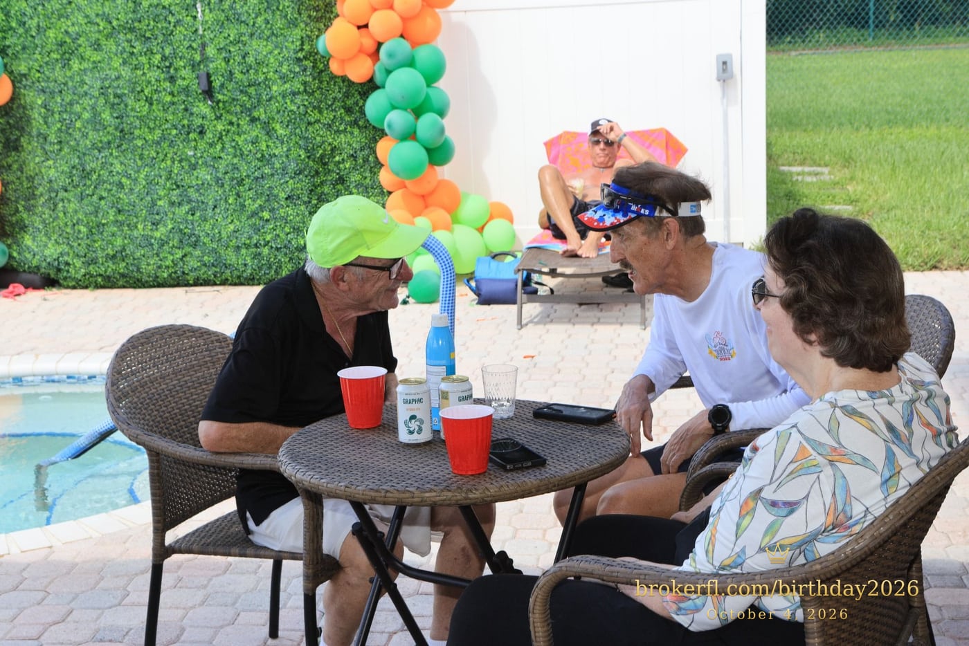 Julie & Phillip Goodwin at Karina’s birthday celebration in Delray Beach.