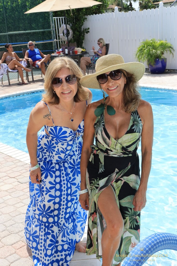 Marli & Friends · Poolside Birthday Memories at Karina’s birthday celebration in Delray Beach.
