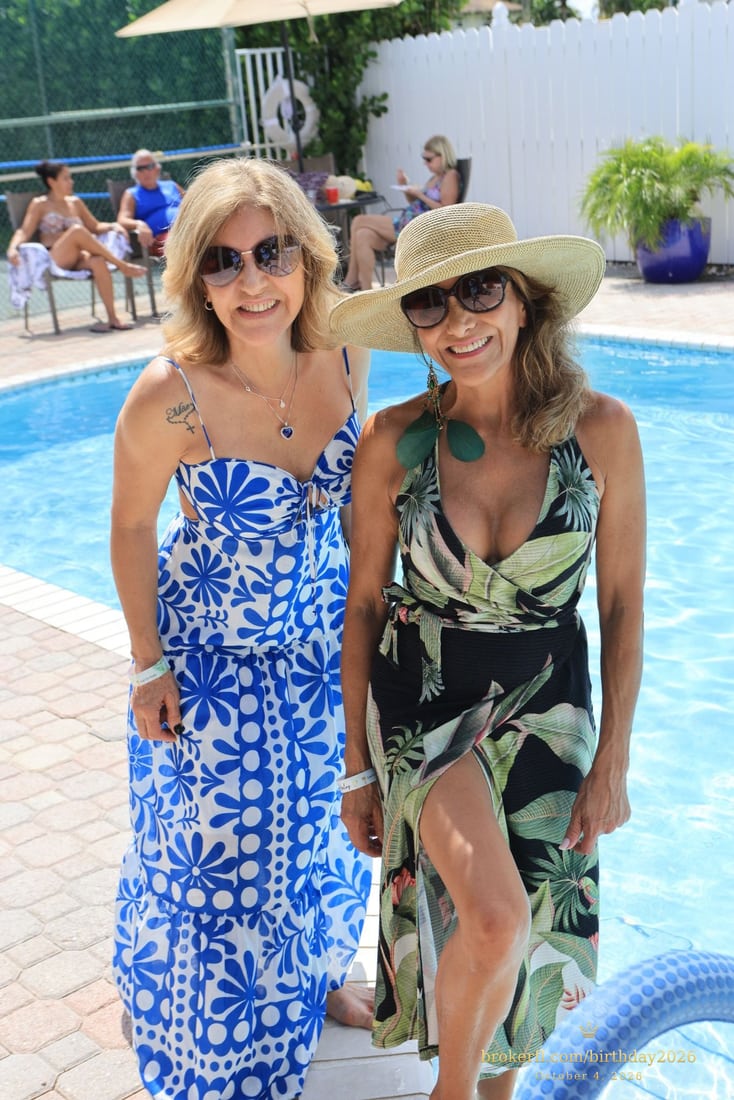 Marli & Friends · Poolside Birthday Memories at Karina’s birthday celebration in Delray Beach.