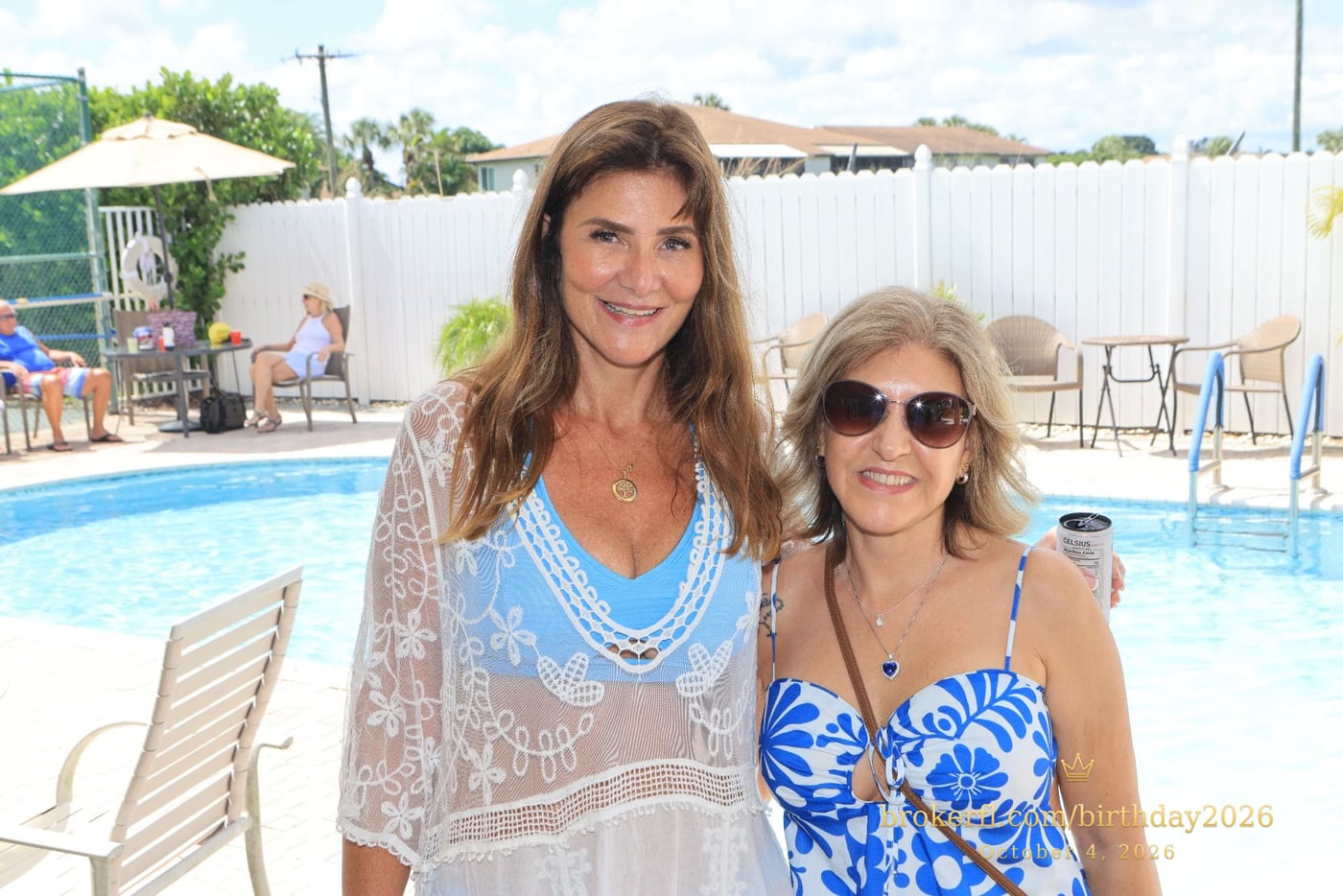 Marli & Karina Kfuri Leal at Karina’s birthday celebration in Delray Beach.