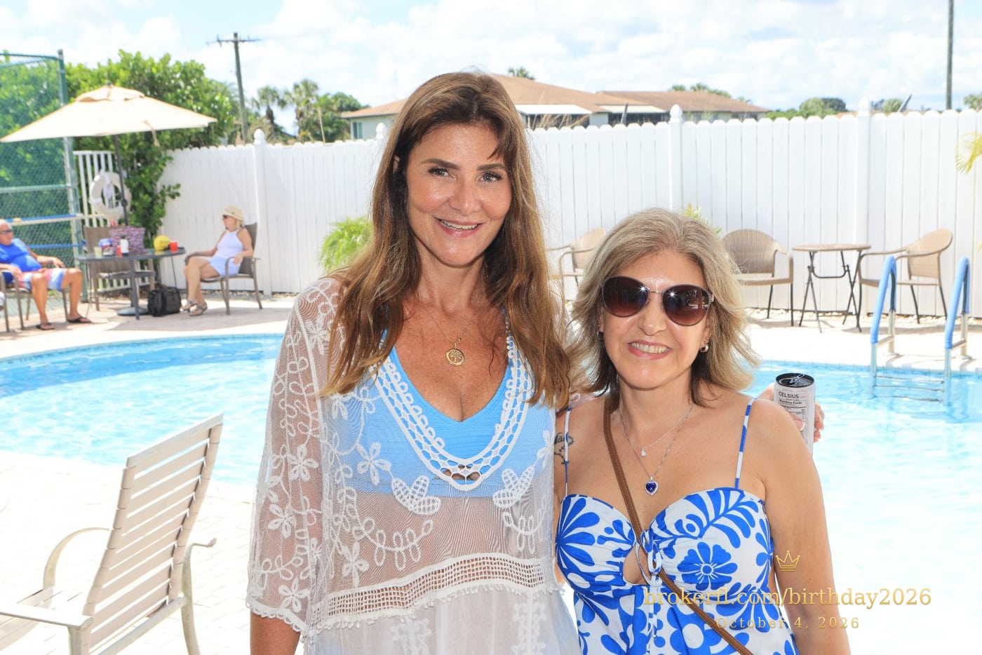 Marli & Karina Kfuri Leal at Karina’s birthday celebration in Delray Beach.
