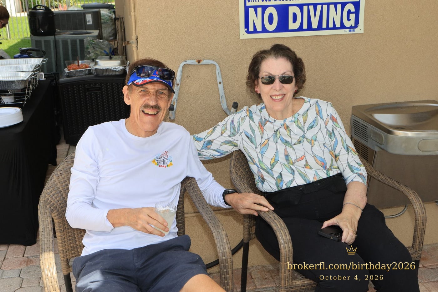 Julie & Phillip Goodwin at Karina’s birthday celebration in Delray Beach.