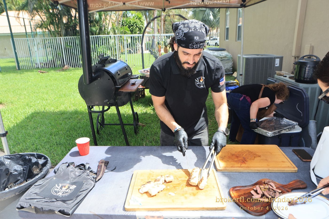 Natan · Braseiro BBQ at Palm Beach Bath & Tennis in Delray Beach.